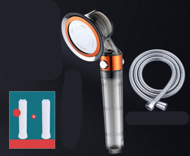 Pressurized Shower Nozzle Small Waist Shower Household Shower Single Head Set - Mubimart