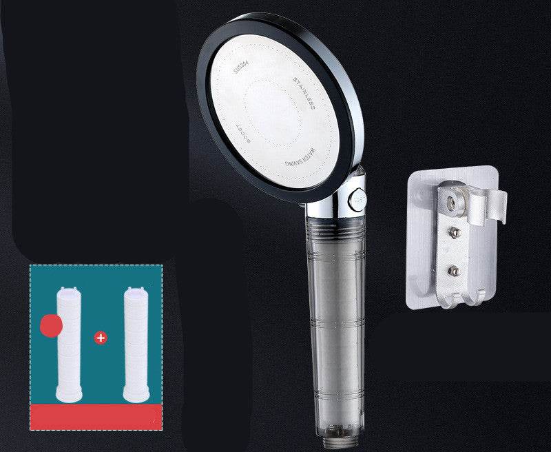 Pressurized Shower Nozzle Small Waist Shower Household Shower Single Head Set - Mubimart