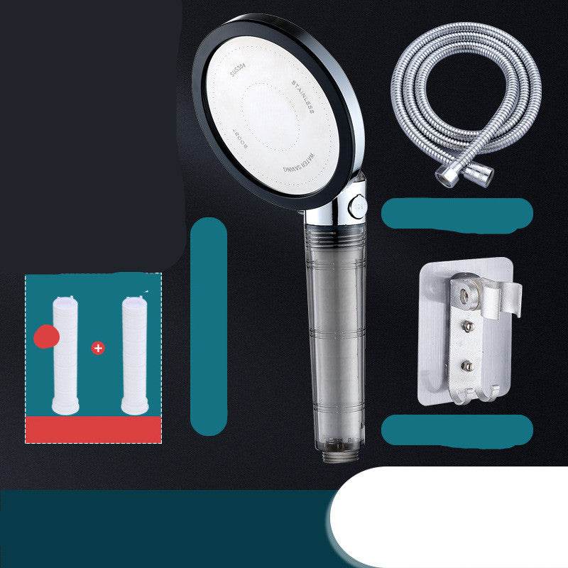 Pressurized Shower Nozzle Small Waist Shower Household Shower Single Head Set - Mubimart