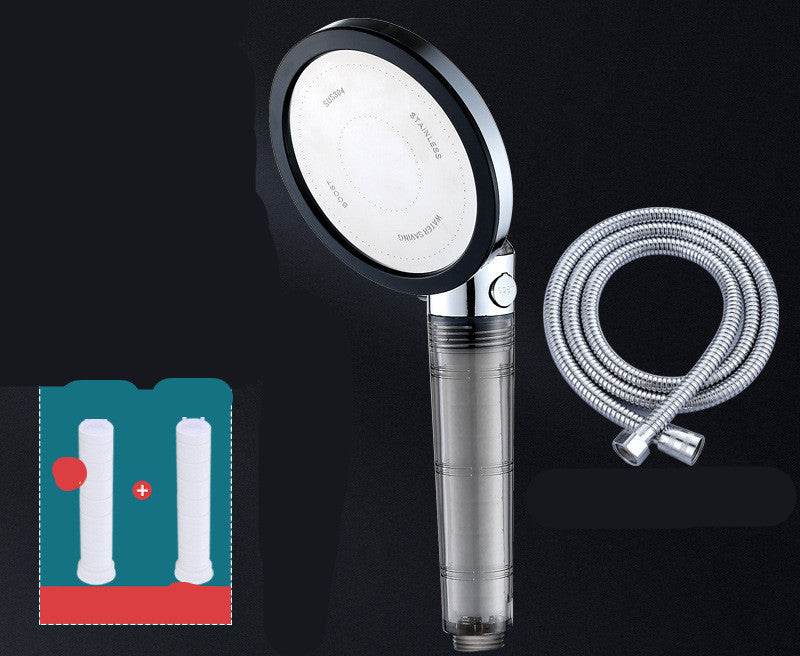 Pressurized Shower Nozzle Small Waist Shower Household Shower Single Head Set - Mubimart