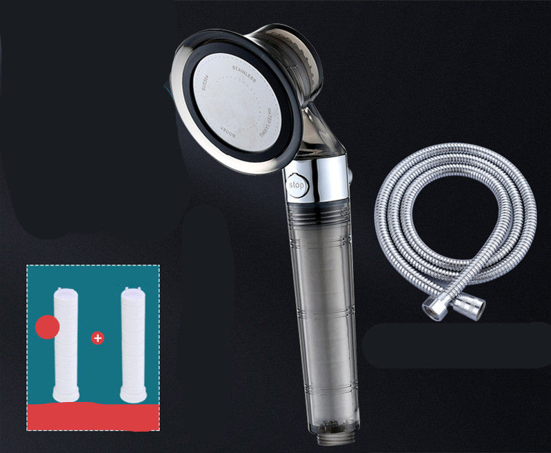 Pressurized Shower Nozzle Small Waist Shower Household Shower Single Head Set - Mubimart -  