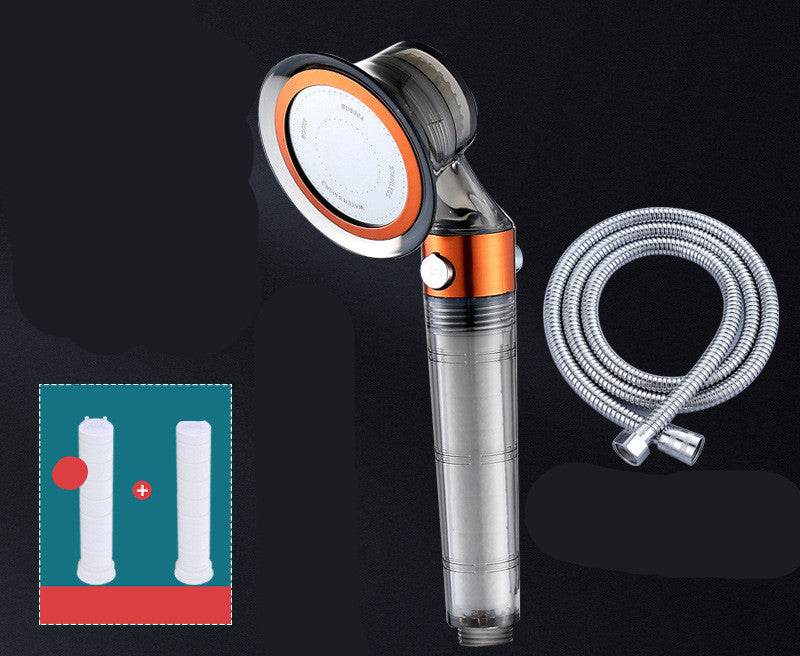 Pressurized Shower Nozzle Small Waist Shower Household Shower Single Head Set - Mubimart