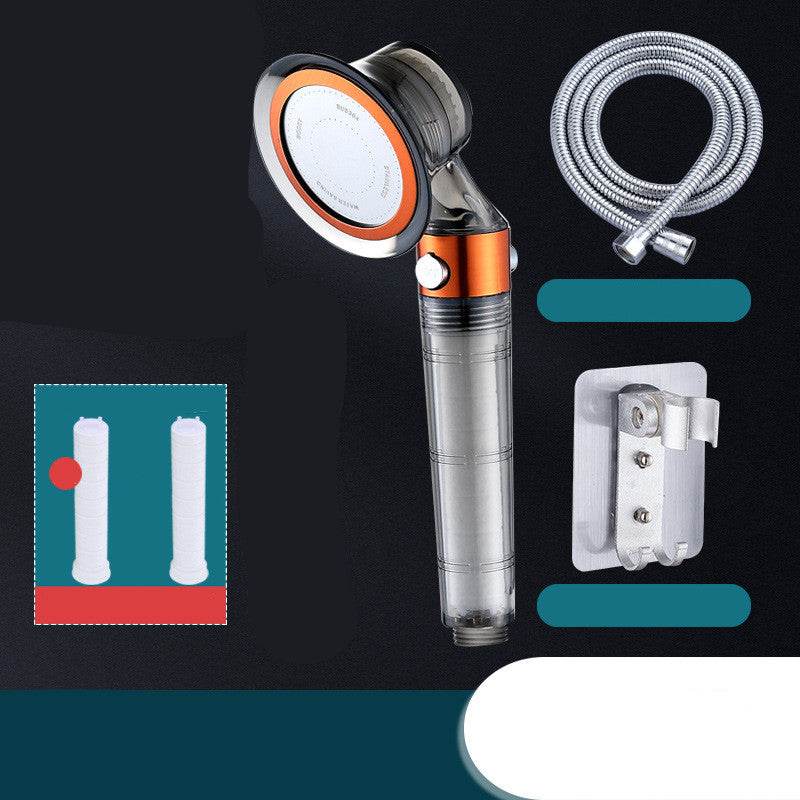 Pressurized Shower Nozzle Small Waist Shower Household Shower Single Head Set - Mubimart