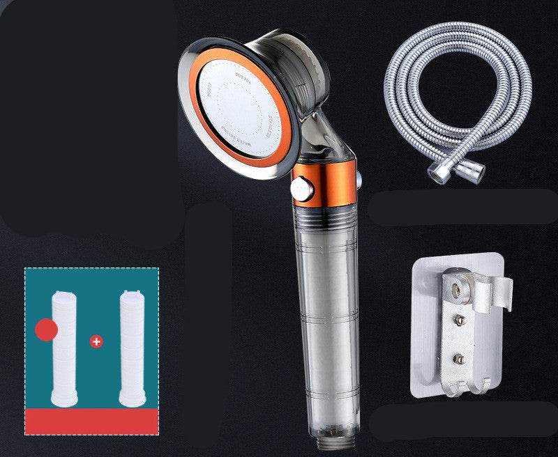 Pressurized Shower Nozzle Small Waist Shower Household Shower Single Head Set - Mubimart