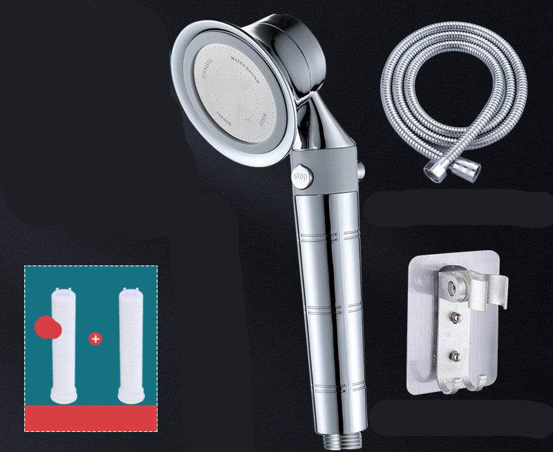 Pressurized Shower Nozzle Small Waist Shower Household Shower Single Head Set - Mubimart