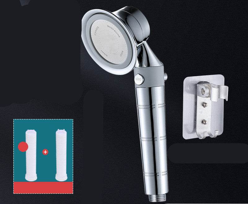 Pressurized Shower Nozzle Small Waist Shower Household Shower Single Head Set - Mubimart