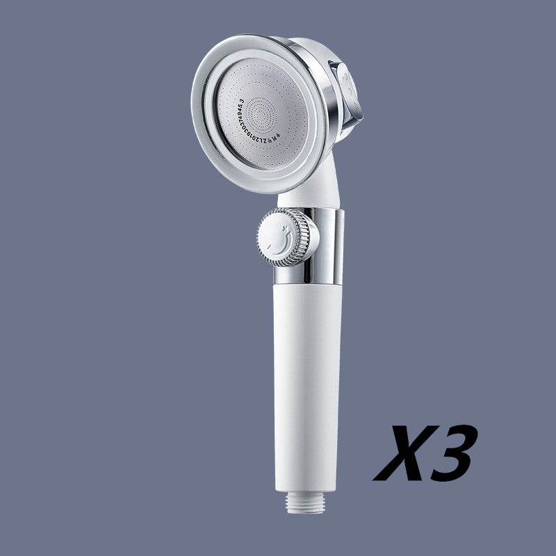 Pressurized Shower Sprinkler Head Household Shower Rain Shower Water Heater Hose Shower Head Shower Bracket Set - Mubimart