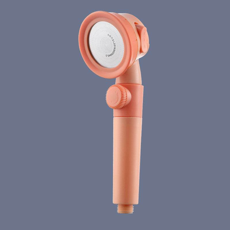 Pressurized Shower Sprinkler Head Household Shower Rain Shower Water Heater Hose Shower Head Shower Bracket Set - Mubimart