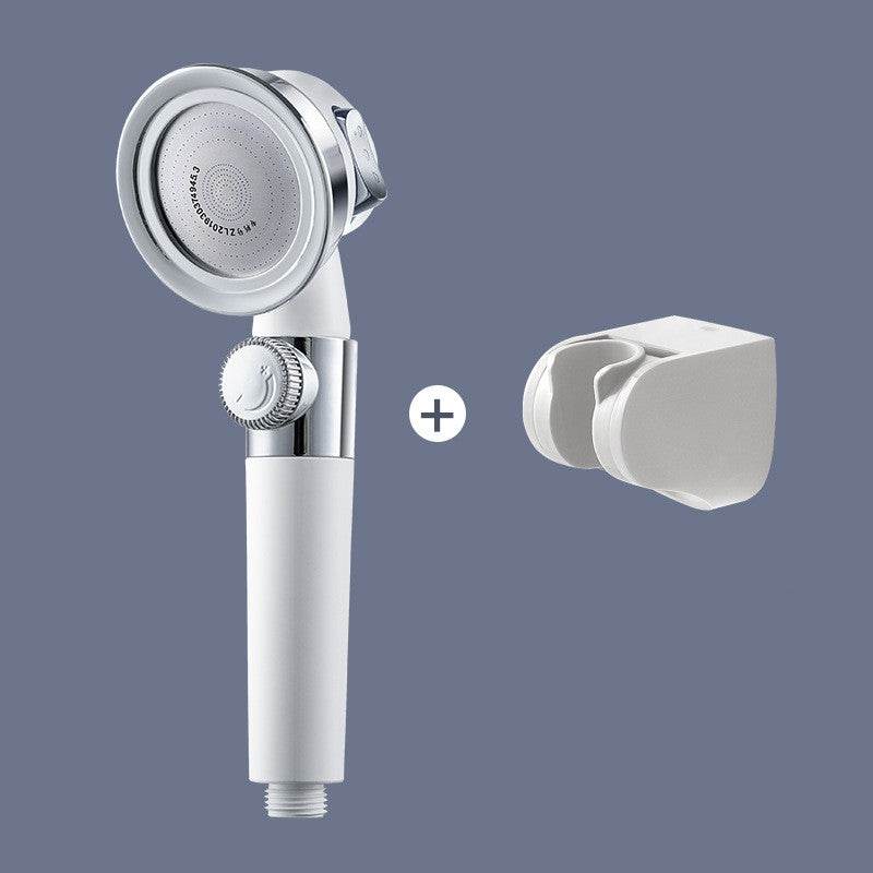 Pressurized Shower Sprinkler Head Household Shower Rain Shower Water Heater Hose Shower Head Shower Bracket Set - Mubimart