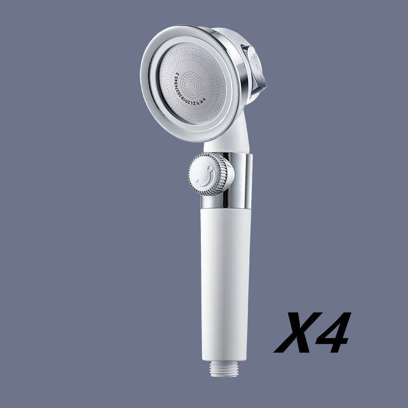 Pressurized Shower Sprinkler Head Household Shower Rain Shower Water Heater Hose Shower Head Shower Bracket Set - Mubimart