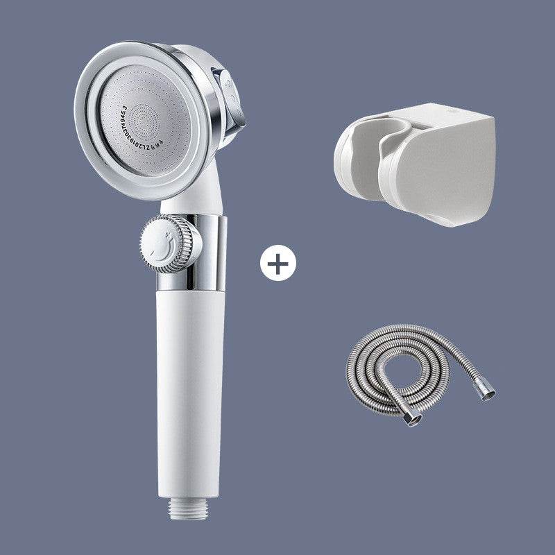 Pressurized Shower Sprinkler Head Household Shower Rain Shower Water Heater Hose Shower Head Shower Bracket Set - Mubimart