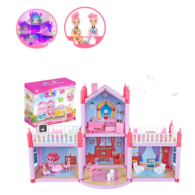 Princess Castle Villa Doll House Simulation House - Mubimart -  