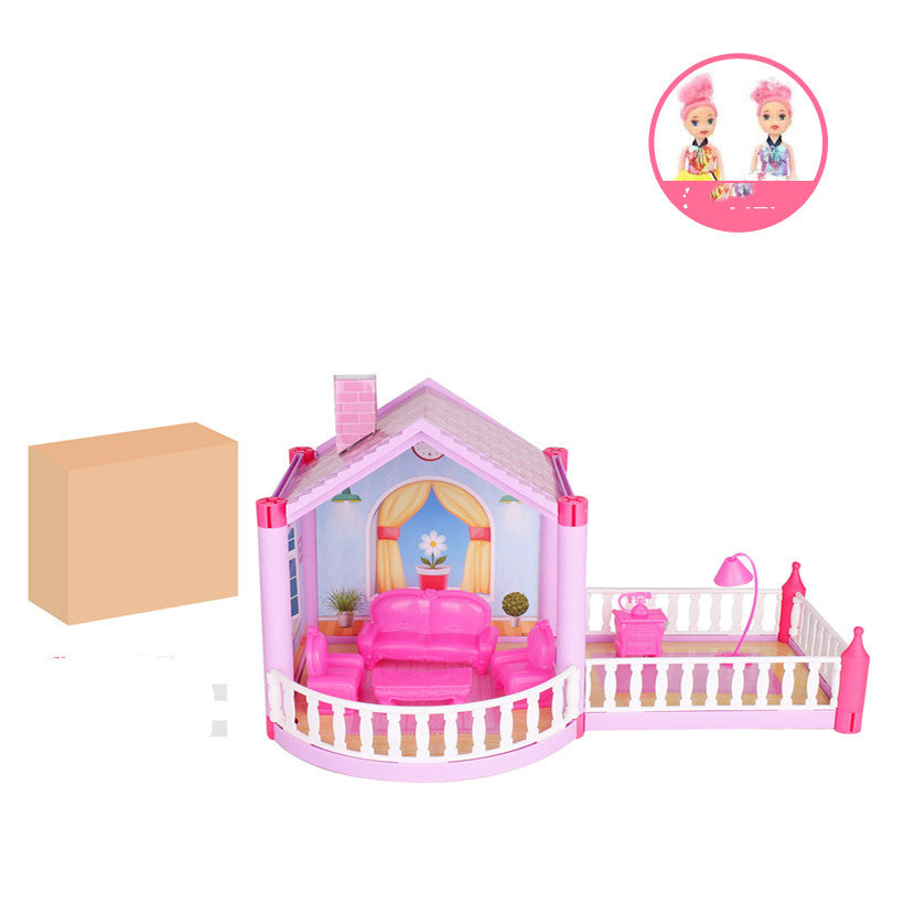 Princess Castle Villa Doll House Simulation House - Mubimart -  