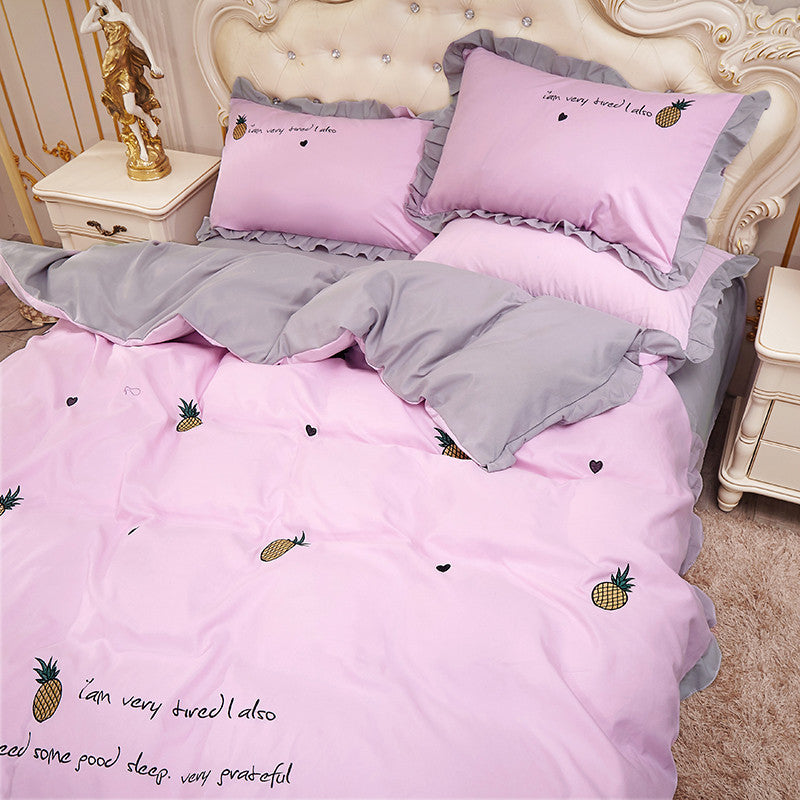 Princess wind bed sheet bed cover - Mubimart -  