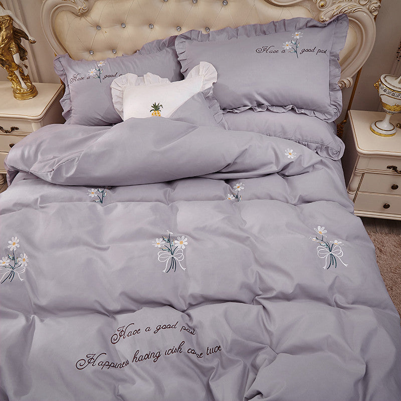 Princess wind bed sheet bed cover - Mubimart -  