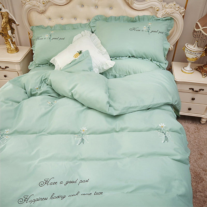 Princess wind bed sheet bed cover - Mubimart -  