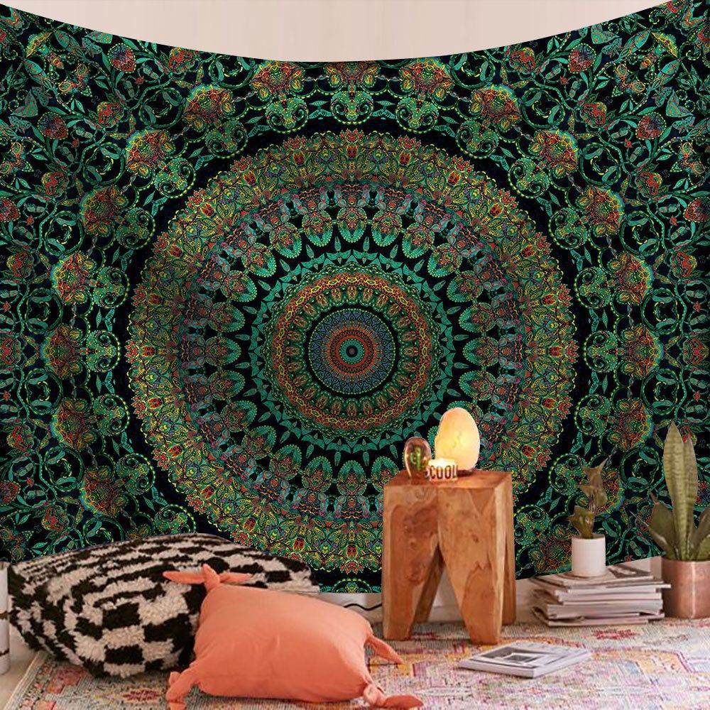 Printed Home Tapestry Wall Hanging Beach Towel Beach Sitting Blanket - Mubimart