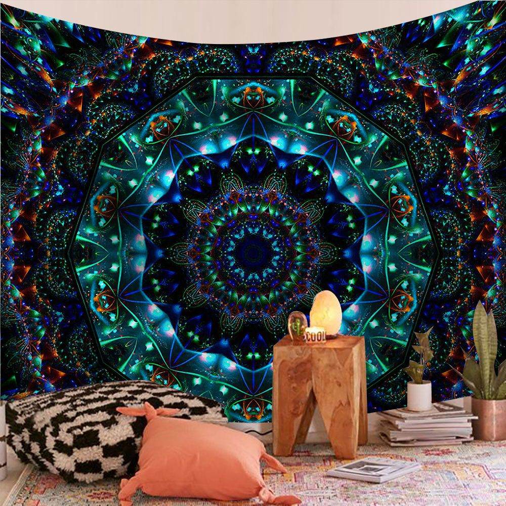 Printed Home Tapestry Wall Hanging Beach Towel Beach Sitting Blanket - Mubimart