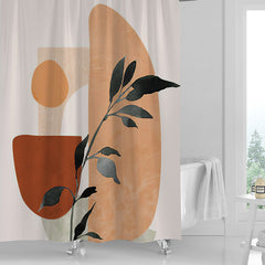 Printed Shower Curtain Waterproof Polyester Shower Curtain - Mubimart - Shower curtain 