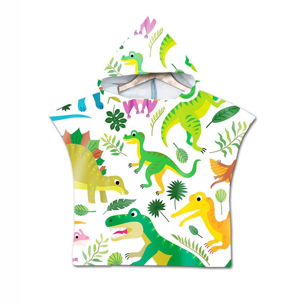 Printed hooded bath towel - Mubimart