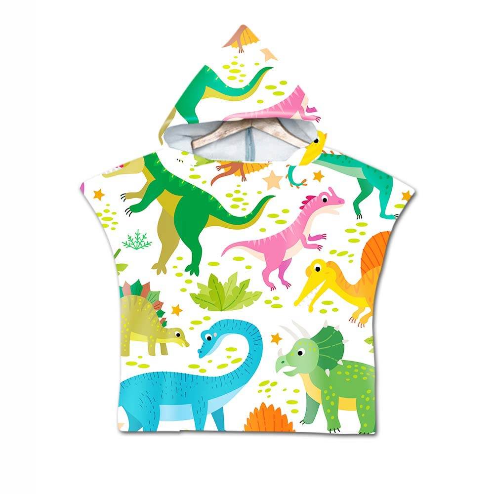 Printed hooded bath towel - Mubimart