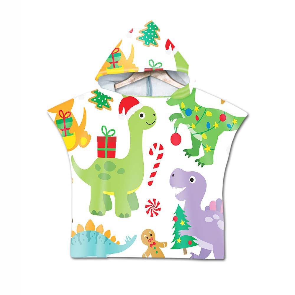 Printed hooded bath towel - Mubimart