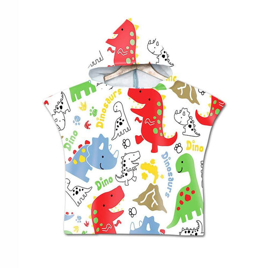 Printed hooded bath towel - Mubimart