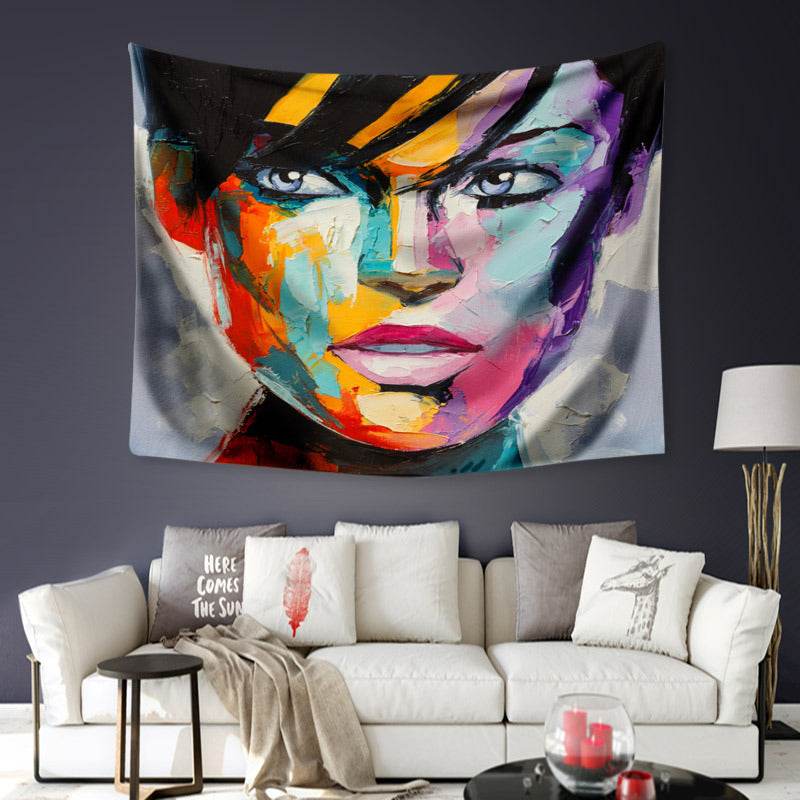 Printed wall hanging beach blanket - Mubimart