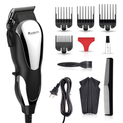 Professional Hair Clippers, Corded Hair Clippers for Men Kids, Strong Motor baber Salon Complete Hair and Beard, Clipping and Trimming Kit,Amazon Platform Banned - Mubimart - Beard Trimming Kit 