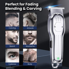 Professional Hair Clippers Cordless Trimmer Beard Cutting Machine Barber Best Gift - Mubimart - Beard Trimmer 