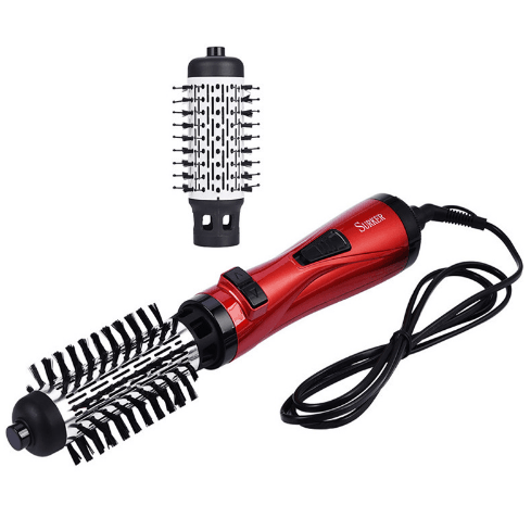 Professional Hair Dryer Rotary Brush Machine 2 in 1 Multifunction Hair Curler Curling Iron Wand Styling Tools - Mubimart