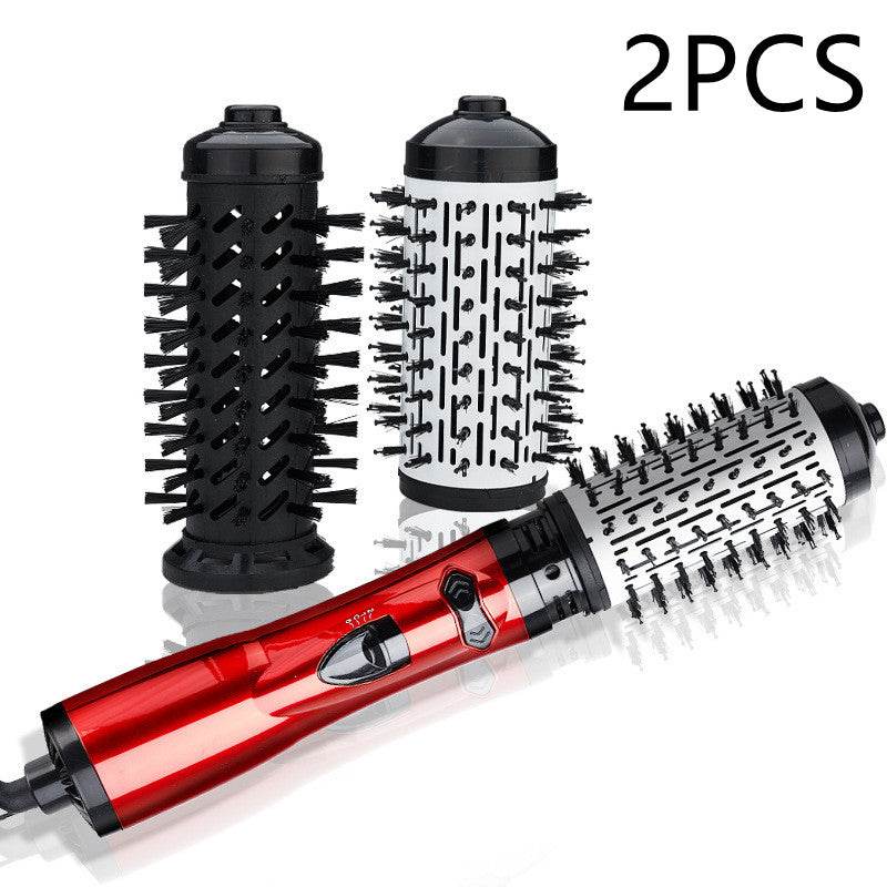 Professional Hair Dryer Rotary Brush Machine 2 in 1 Multifunction Hair Curler Curling Iron Wand Styling Tools - Mubimart