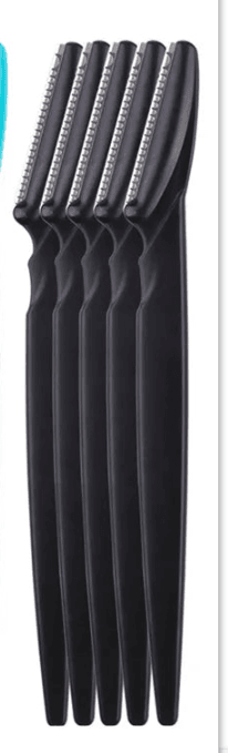 Professional Stainless Steel Eyebrow Trimming Tool Set - Mubimart