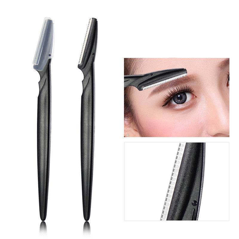 Professional Stainless Steel Eyebrow Trimming Tool Set - Mubimart