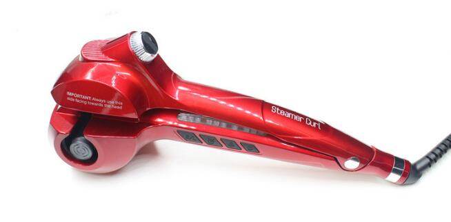 Professional ceramic hair steam machine hair curler roller curling iron, hair waver in digital magic styling tools styler - Mubimart
