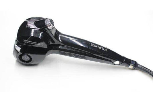 Professional ceramic hair steam machine hair curler roller curling iron, hair waver in digital magic styling tools styler - Mubimart