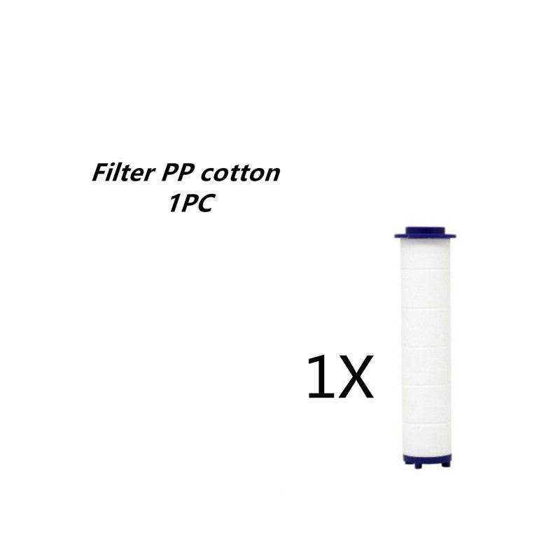 Propeller Driven Shower Head With Stop Button And Cotton Filter Turbocharged High Pressure Handheld Shower Nozzle - Mubimart
