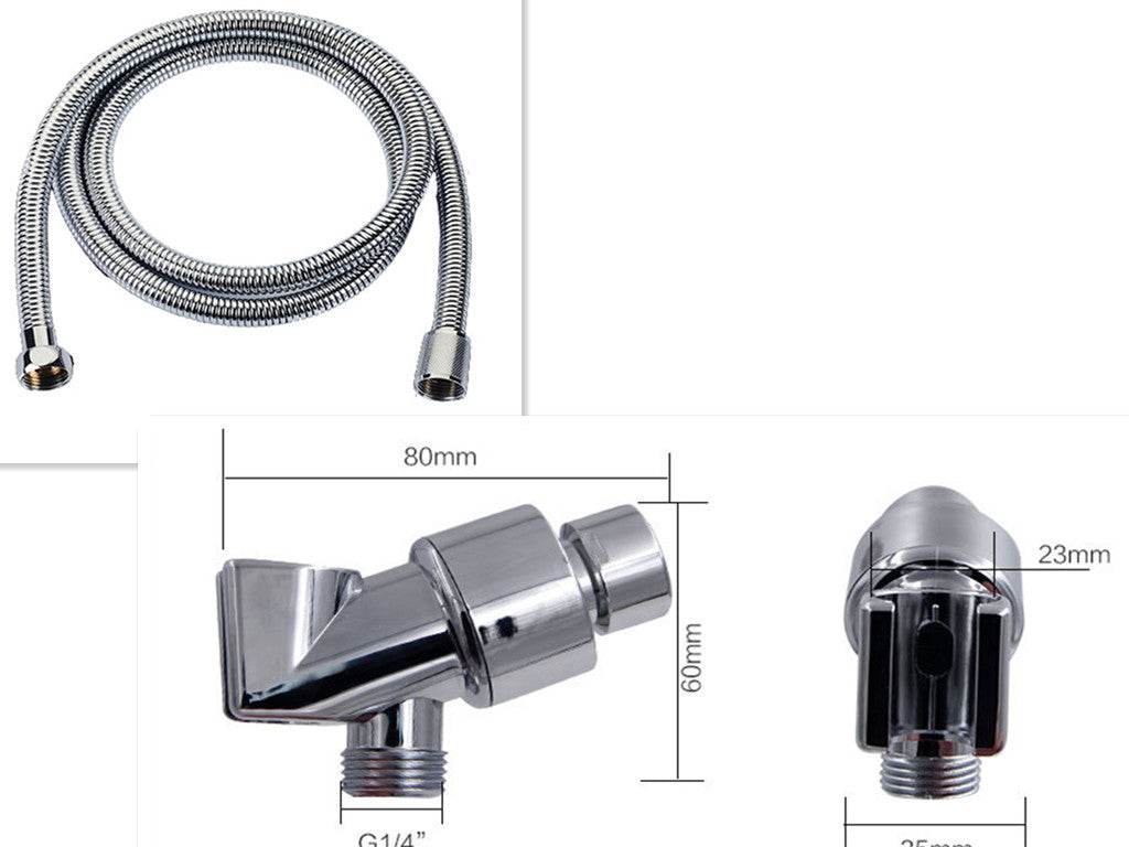 Propeller Driven Shower Head With Stop Button And Cotton Filter Turbocharged High Pressure Handheld Shower Nozzle - Mubimart