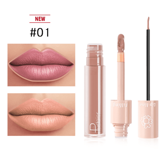 Pudaier Dual Lipstick Lip Gloss Liquid Lipstick - Mubimart