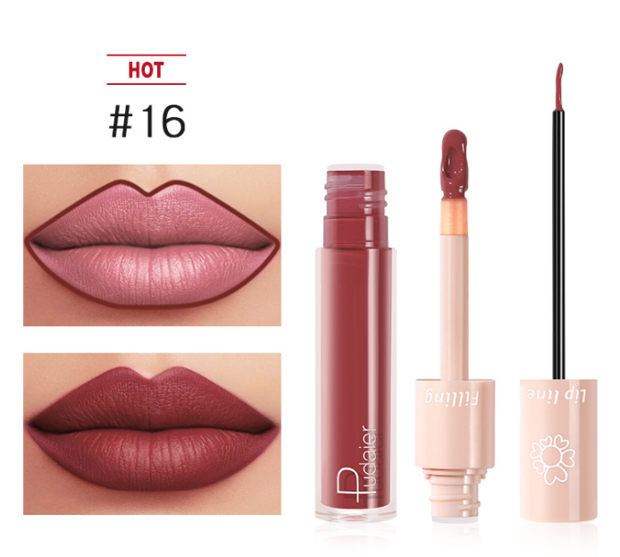 Pudaier Dual Lipstick Lip Gloss Liquid Lipstick - Mubimart -  