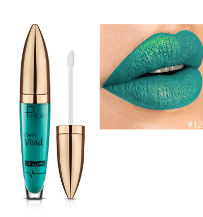 Pudaier matte pearlescent lip gloss non-stick cup diamond lip gloss - Mubimart
