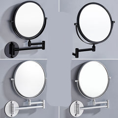 Punch-Free Makeup Mirror Mirror Double Sided Wall Mounted - Mubimart - Wall Mirror 