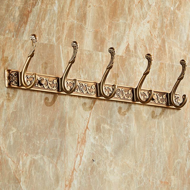 Punch-free Hook Door Behind The Door Hanger Hook Antique Row Hook Hanger Wall Hanging Retro Coat Hook Wall - Mubimart