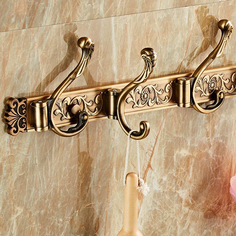Punch-free Hook Door Behind The Door Hanger Hook Antique Row Hook Hanger Wall Hanging Retro Coat Hook Wall - Mubimart