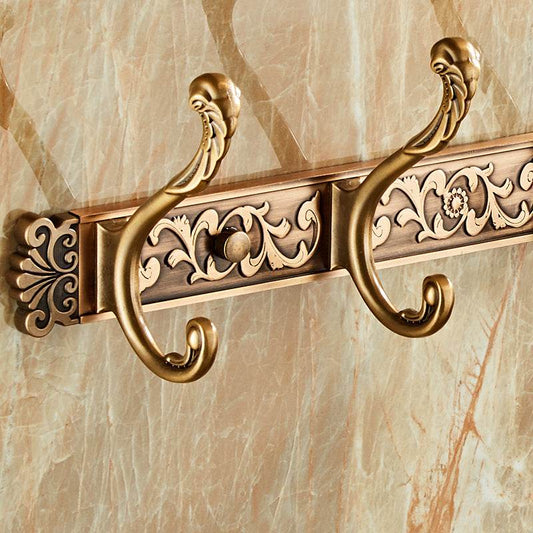 Punch-free Hook Door Behind The Door Hanger Hook Antique Row Hook Hanger Wall Hanging Retro Coat Hook Wall - Mubimart