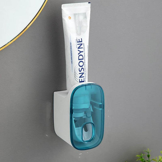 Punch-free Toothpaste Dispenser Automatic Home Wall-mounted Toothpaste Squeezer - Mubimart