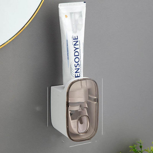 Punch-free Toothpaste Dispenser Automatic Home Wall-mounted Toothpaste Squeezer - Mubimart