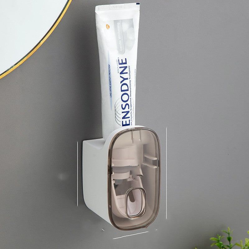 Punch-free Toothpaste Dispenser Automatic Home Wall-mounted Toothpaste Squeezer - Mubimart -  