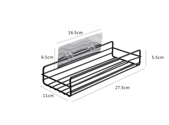 Punch-free bathroom shelf - Mubimart -  