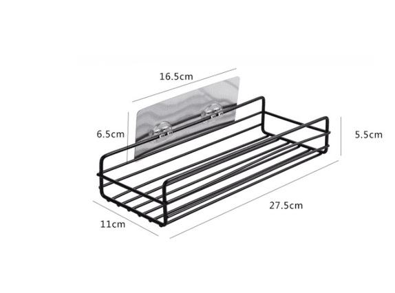 Punch-free bathroom shelf - Mubimart
